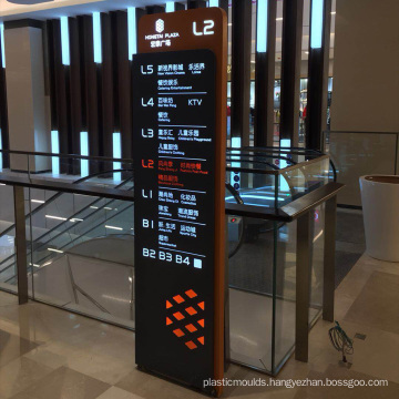 Professional Custom Led Indoor Directional Pylon 3D Signage for Shopping Mall